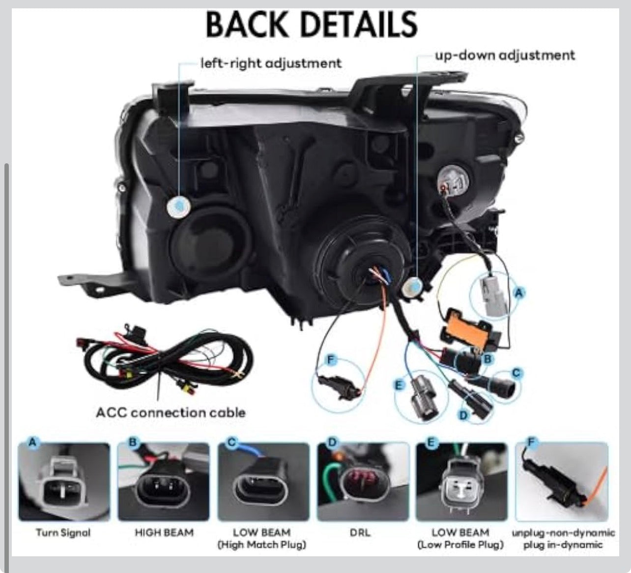 HEAD LAMP PAJERO MODIFIED D