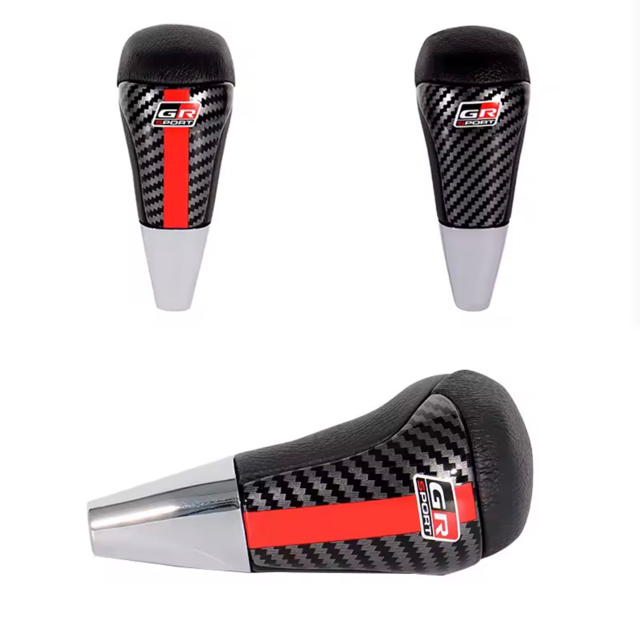 ناقل الحركة بمقبض السيارة من ألياف الكربون لسيارات تويوتا GR Sport كورولا سوبرا سباق أجزاء غازو يارس اكسسوارات