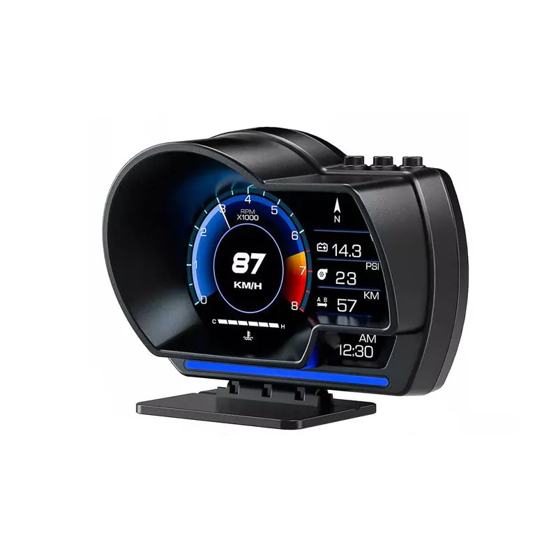 Universal OBD2 GPS Speedometer Head Up Display HUD P6 Multi Function Gauge for Water Temperature Turbo Pressure Car Accessories