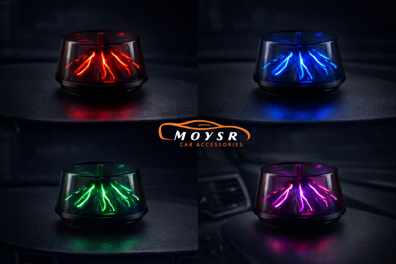 فواحة سيارات بتصميم بركان LED