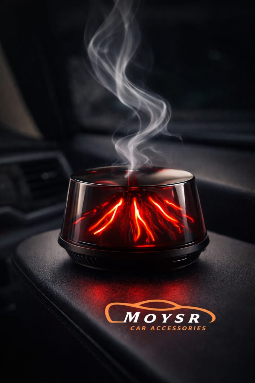 فواحة سيارات بتصميم بركان LED