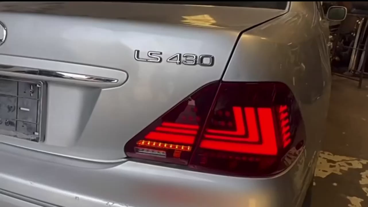 أضواء خلفية LED لكزس LS430 2001 2002 2003 2005 2004 2006 لمبة خلفية ديناميكية القيادة